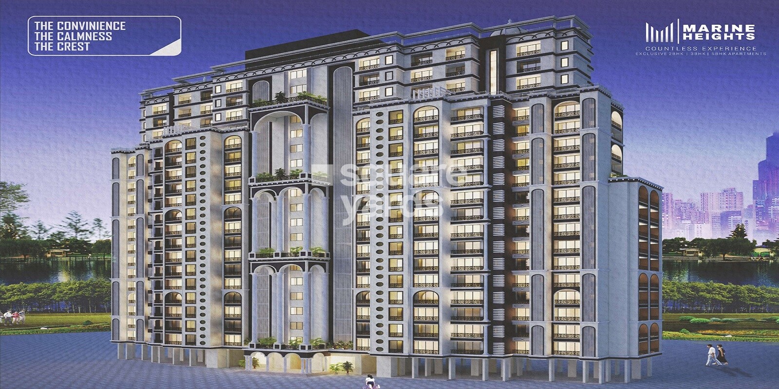 Quba Marine Heights residential project in Avachit Pada