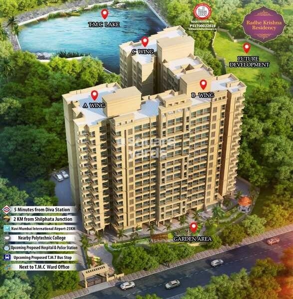 Radhe Krishna Residency Khardipada Tower View