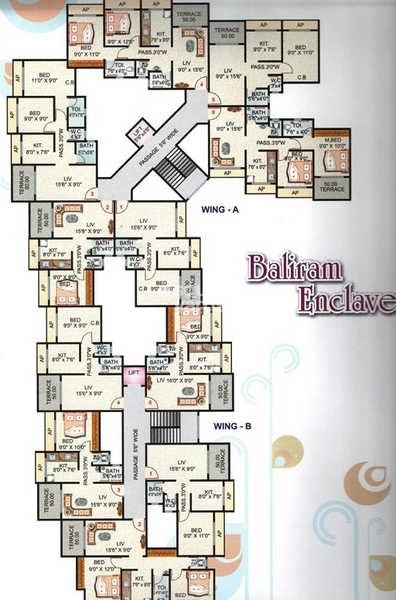 Rai Baliram Enclave Floor Plans