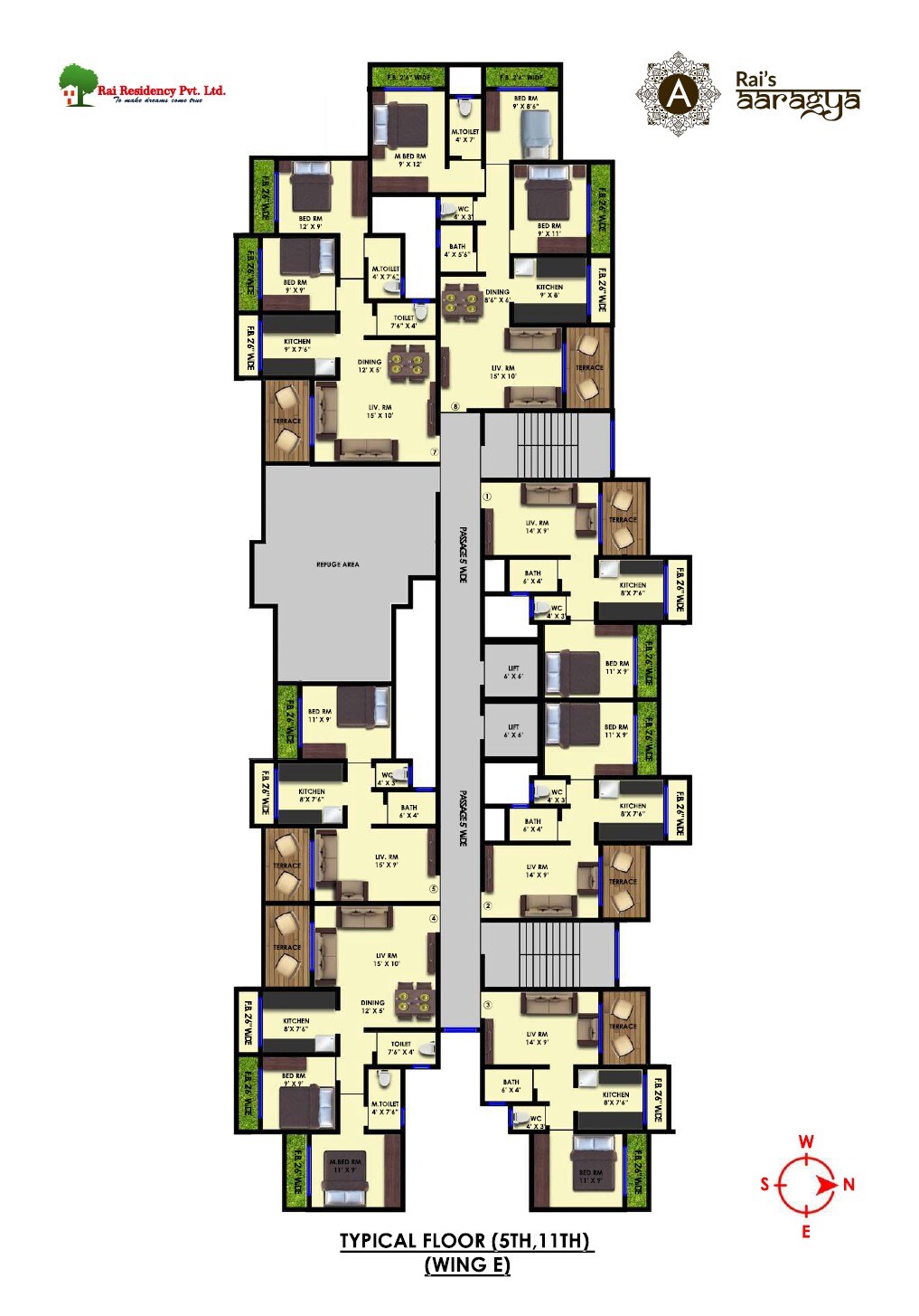rai s aaragya project floor plans7 4865