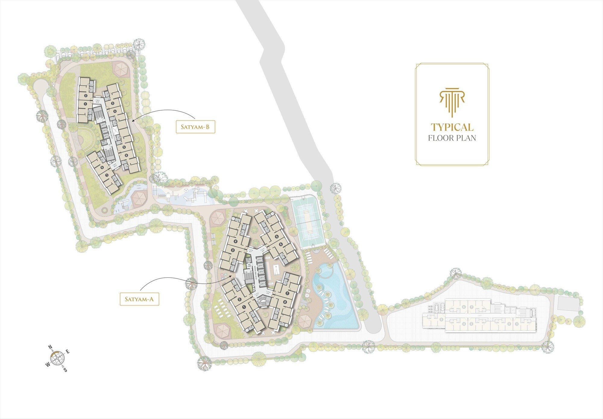 Raj Legacy Satyam Floor Plans