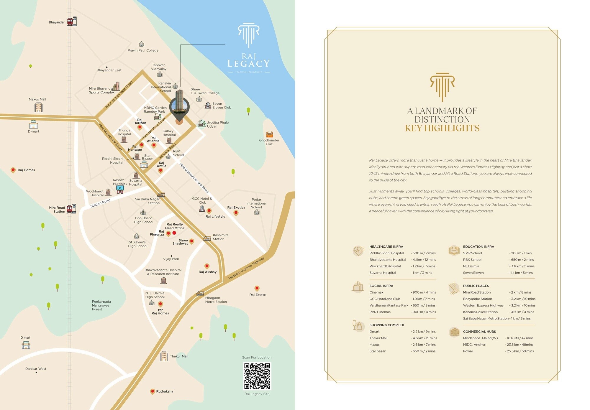 Raj Legacy Satyam Location Image
