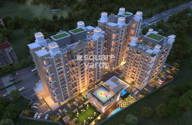 Raj Nirvana Complex Tower View