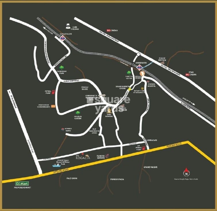 Raj Regalia Location Image