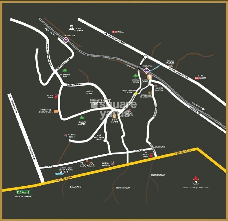 Raj Regalia Location Image