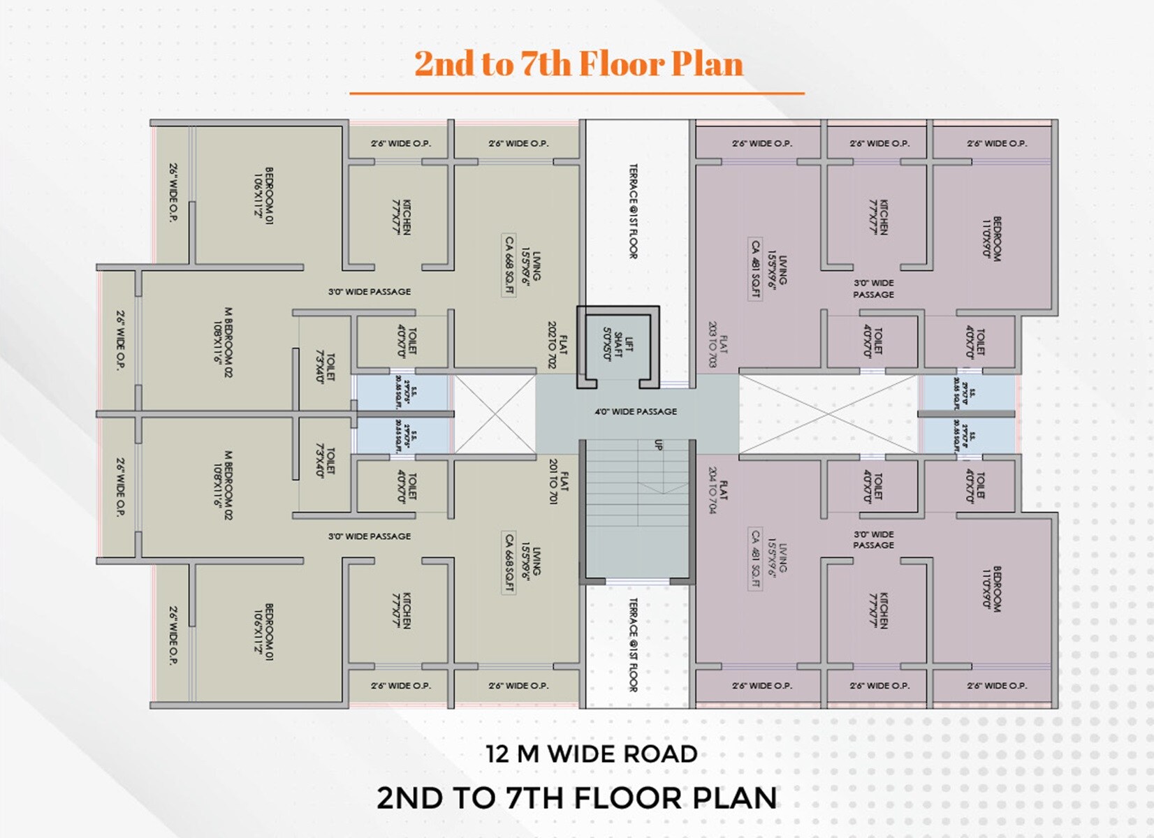 Raj Sonal Residency Floor Plans
