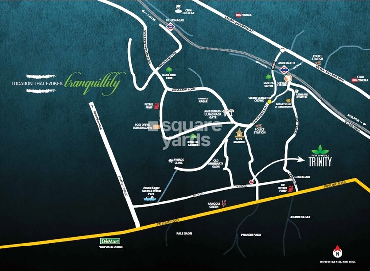 Raj Trinity Moksh Location Image