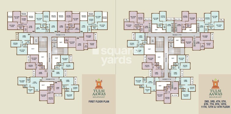 Raj Tulsi Aawas Floor Plans