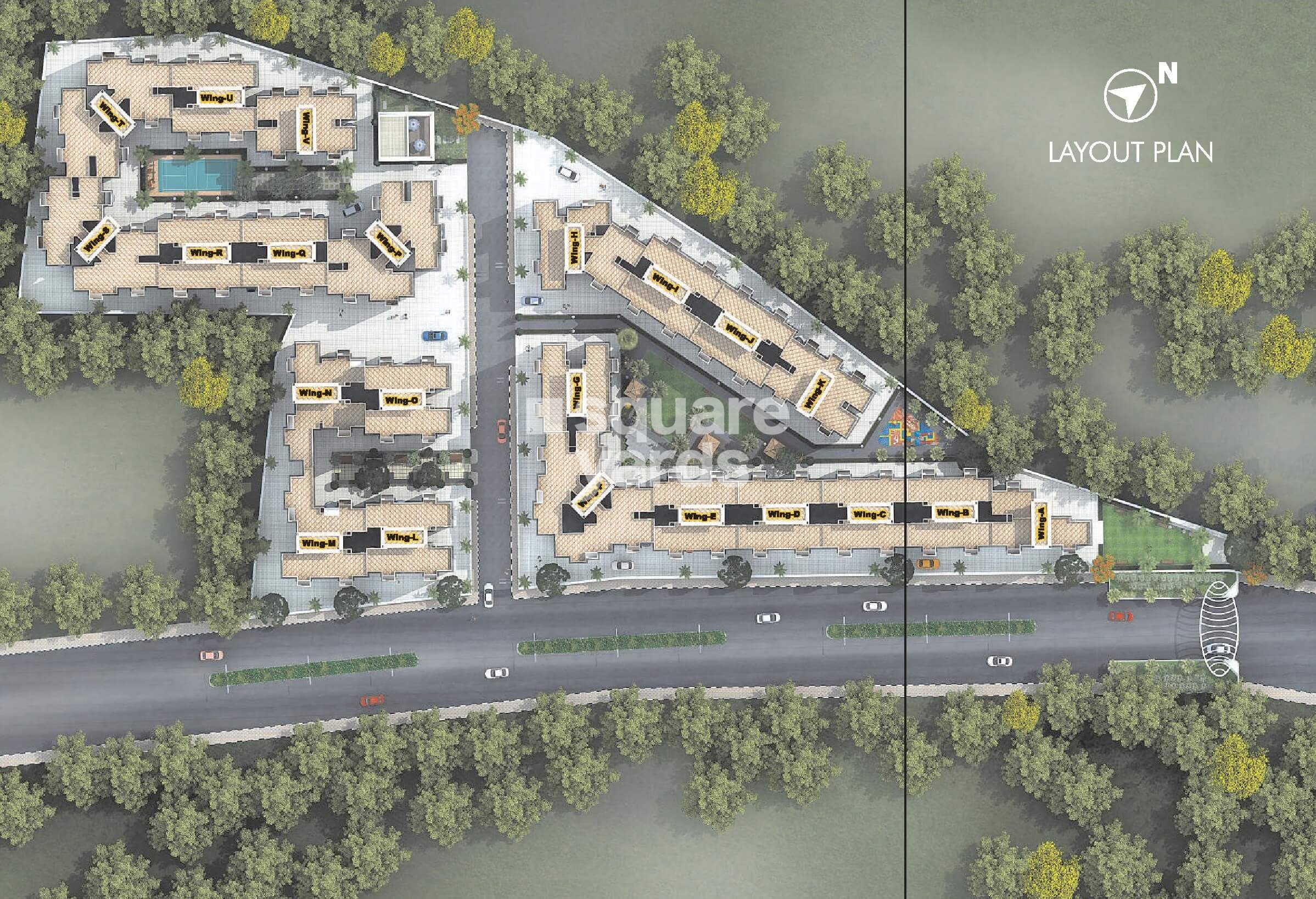 Raj Tulsi City Phase I Master Plan Image