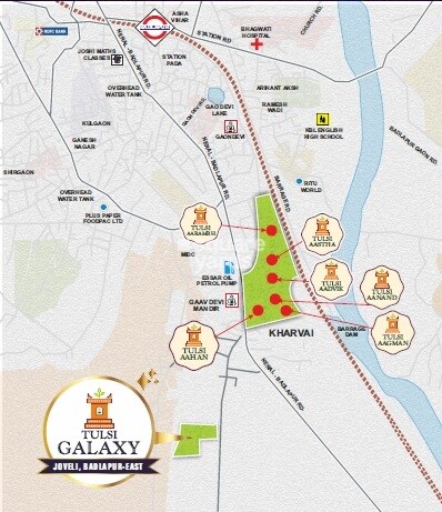 Raj Tulsi Galaxy Location Image