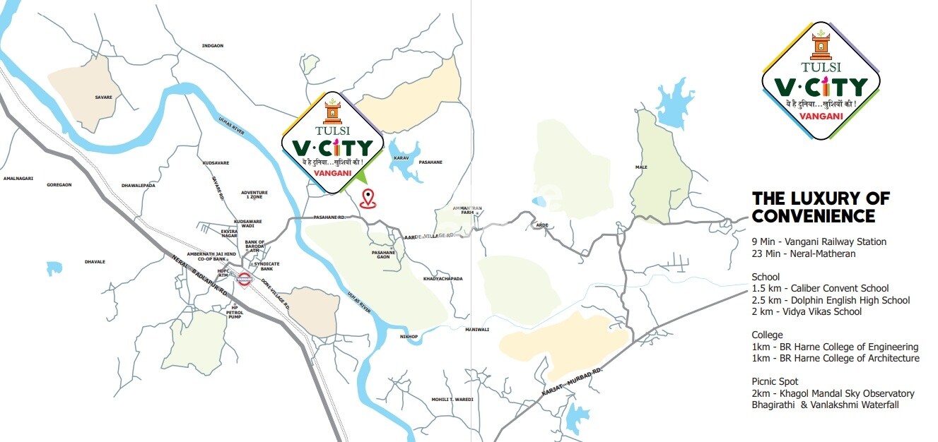 Raj Tulsi V City Vivaan Location Image