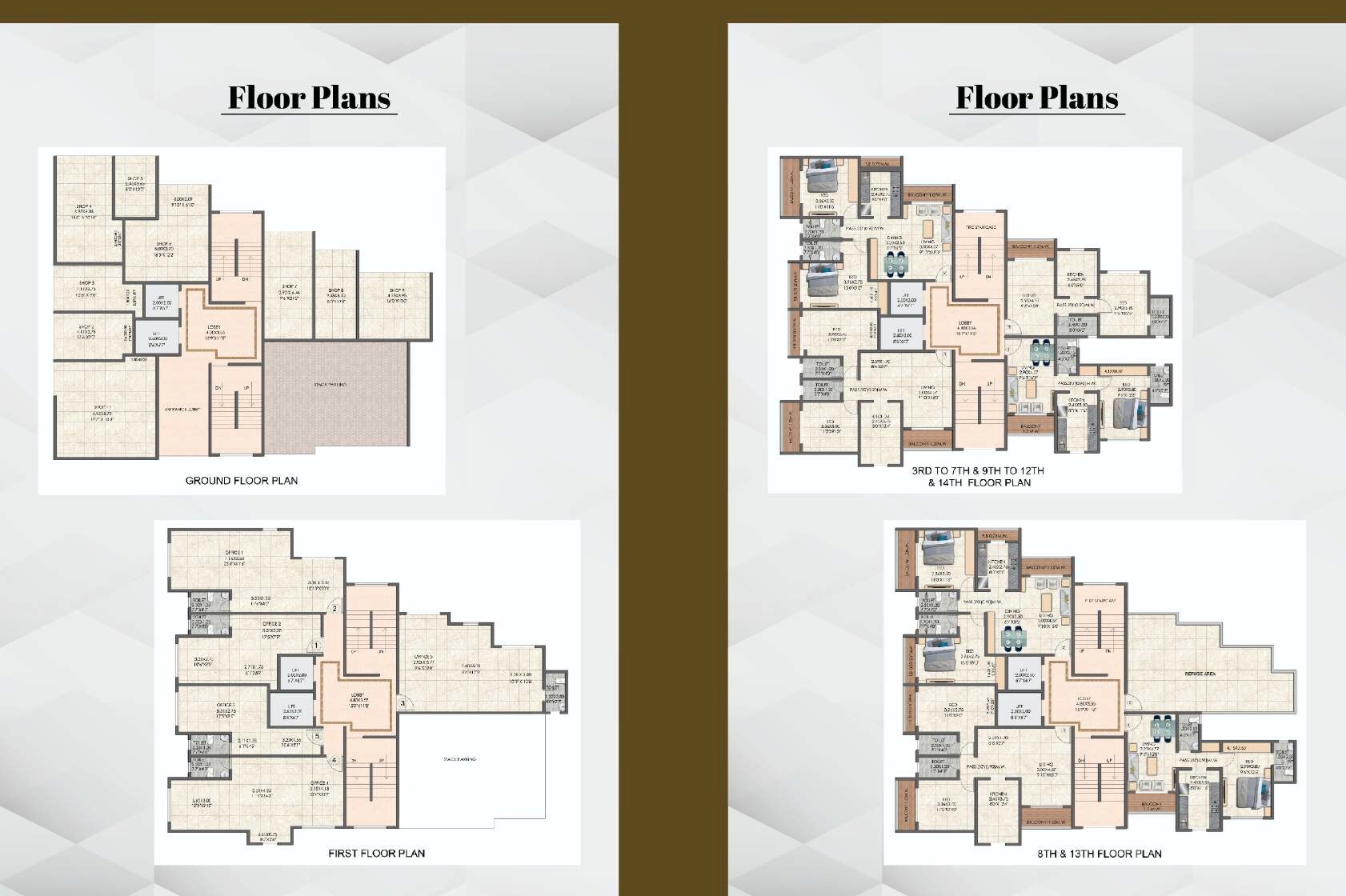 Rajendra Navkar Heights Floor Plans