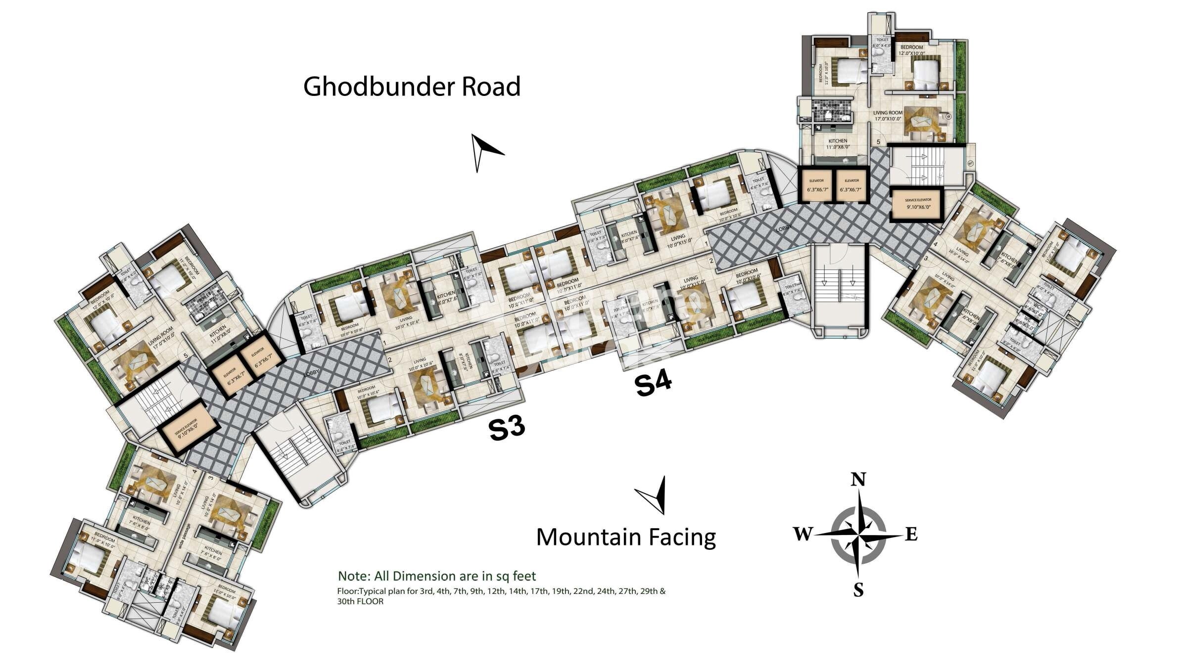 Ram Pushpanjali Residency Floor Plans 1