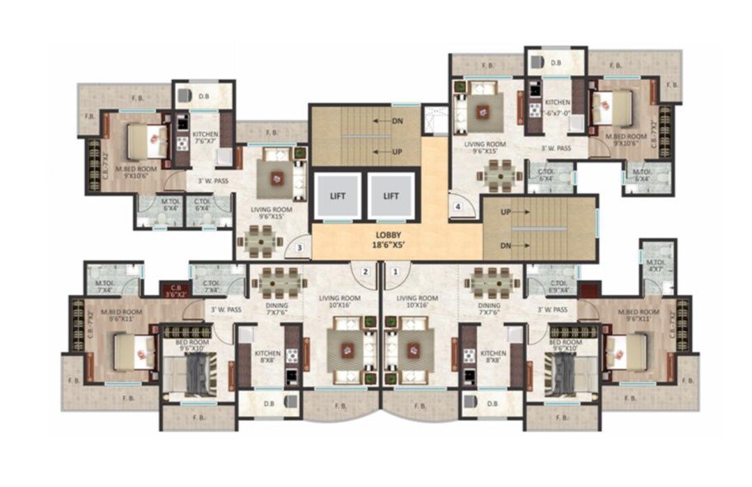 Ramdev Silver Square Floor Plans