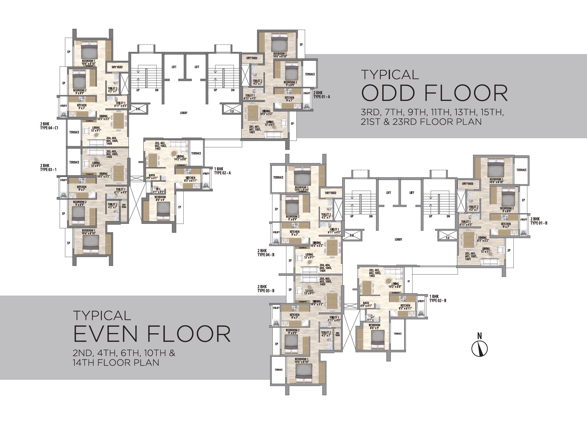 Rashi 27 East Floor Plans