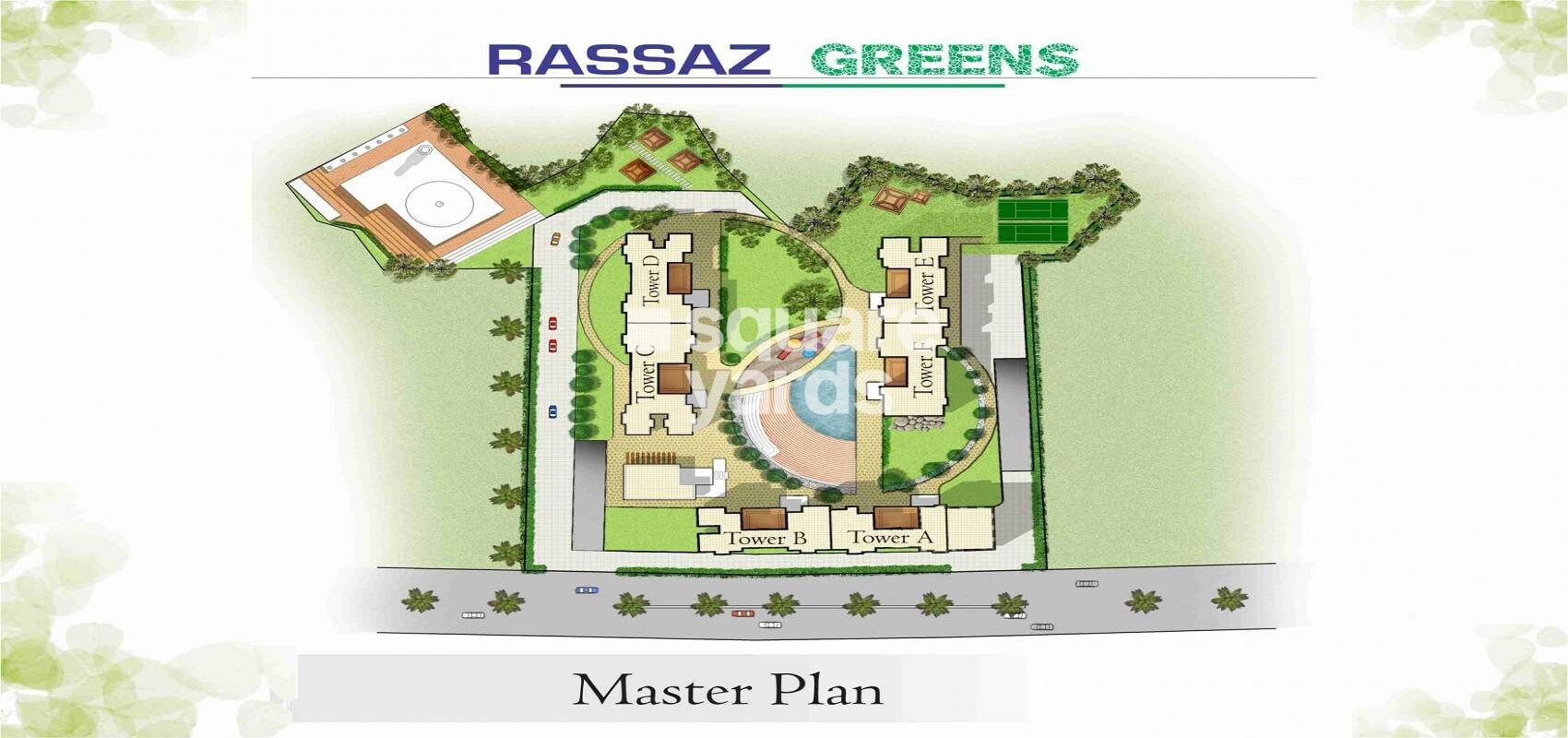 Rassaz Greens Tower C D and E Master Plan Image