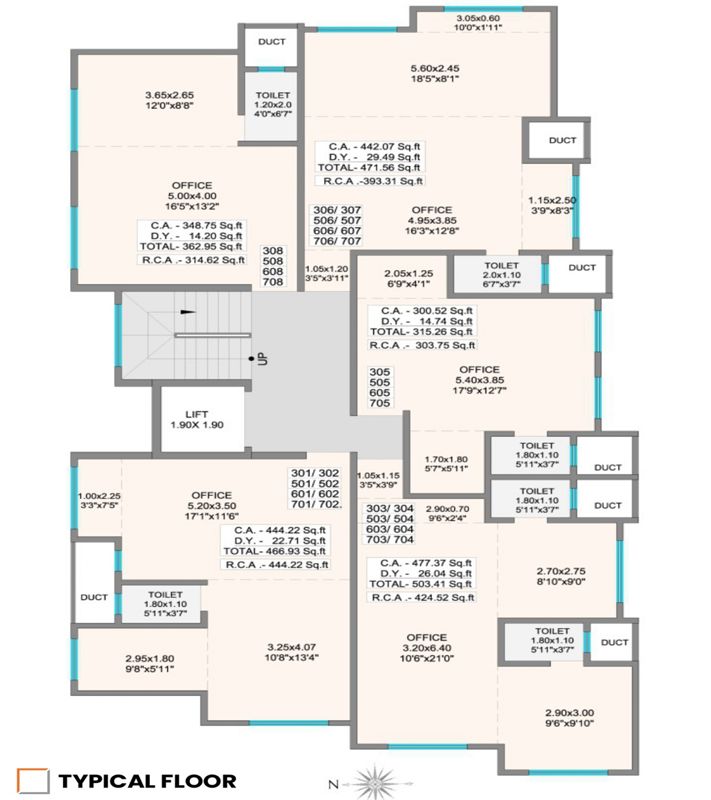 Ratnamani Platinum Square Floor Plans 3