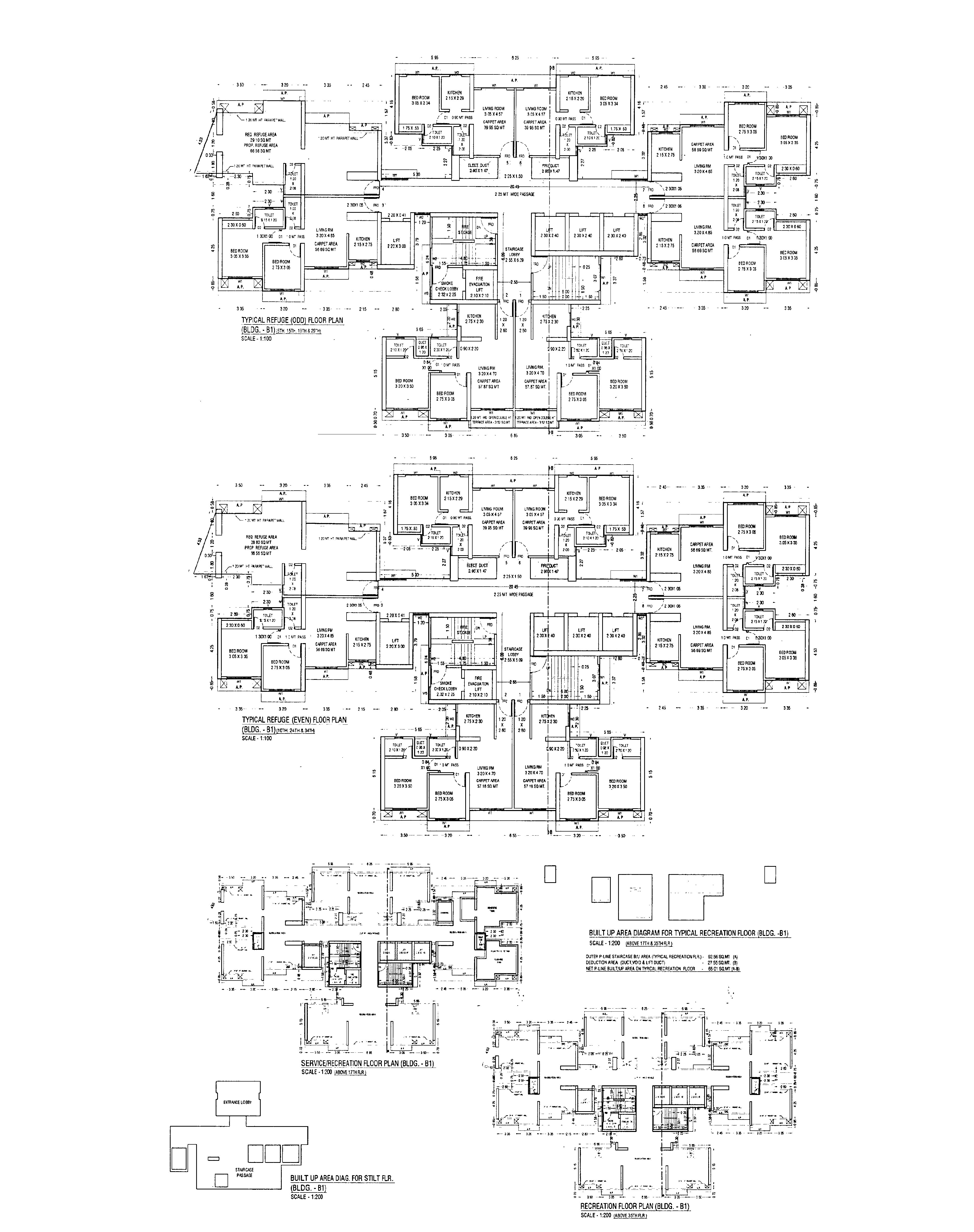 Raunak Bliss B1 Floor Plans