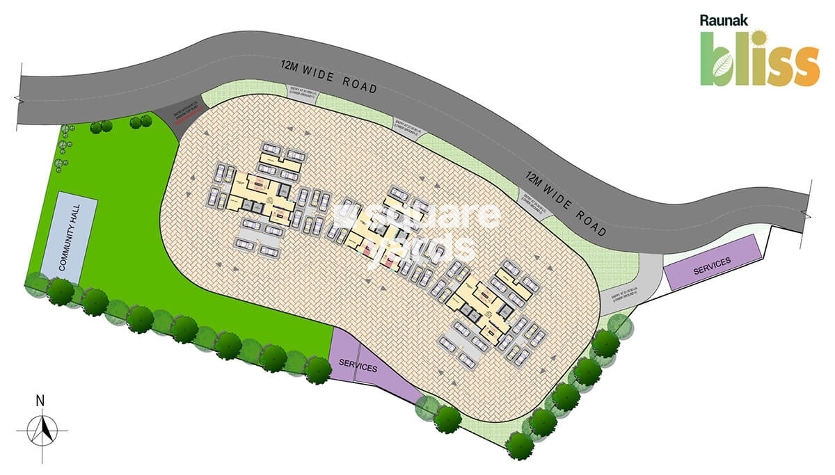 Raunak Bliss Thane Master Plan Image