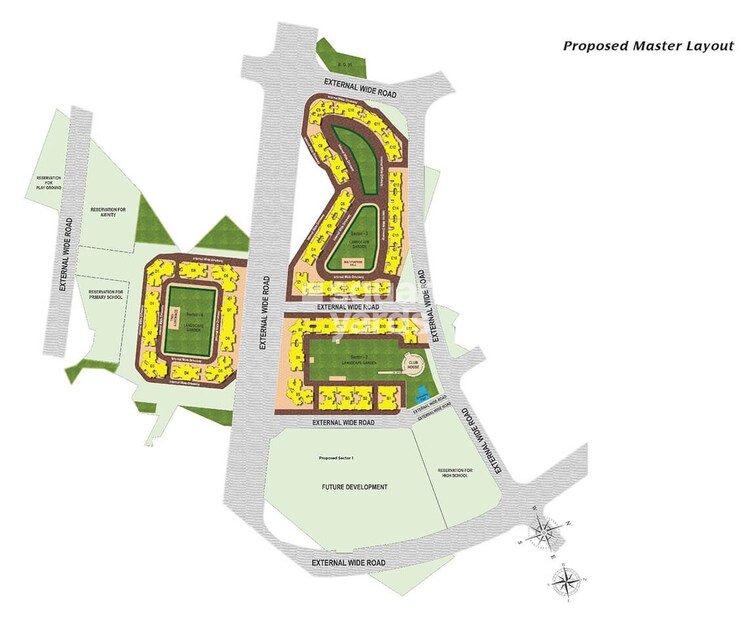 Raunak City Master Plan Image