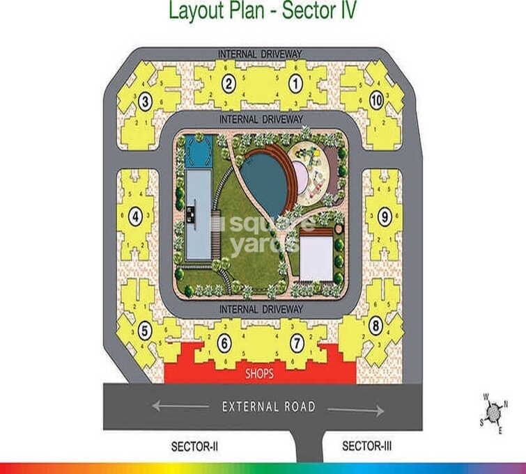 Raunak City Sector 4 D2 Master Plan Image