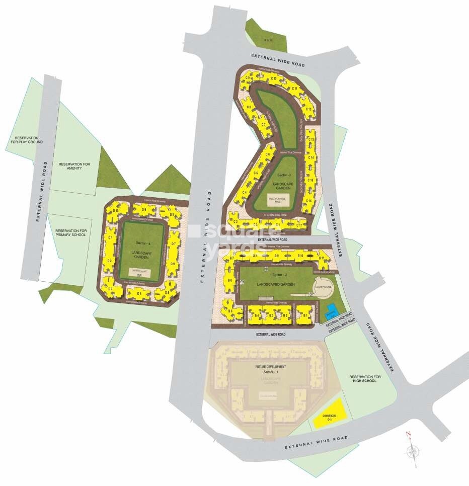 Raunak City Sector 4 Master Plan 2