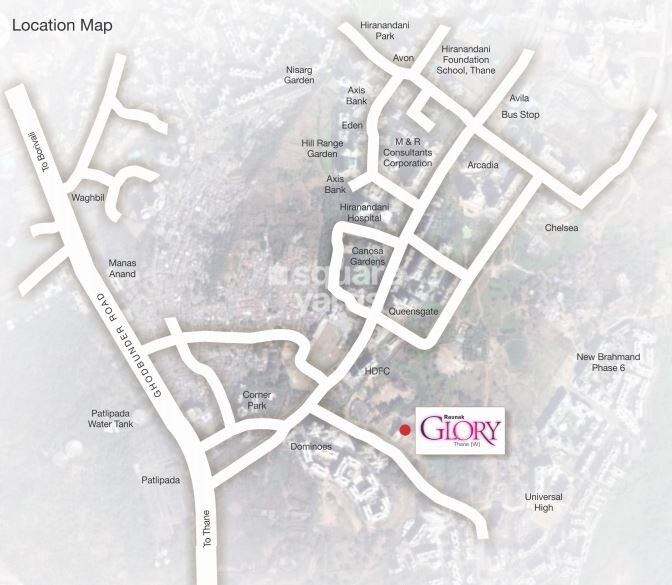 Raunak Glory Location Image