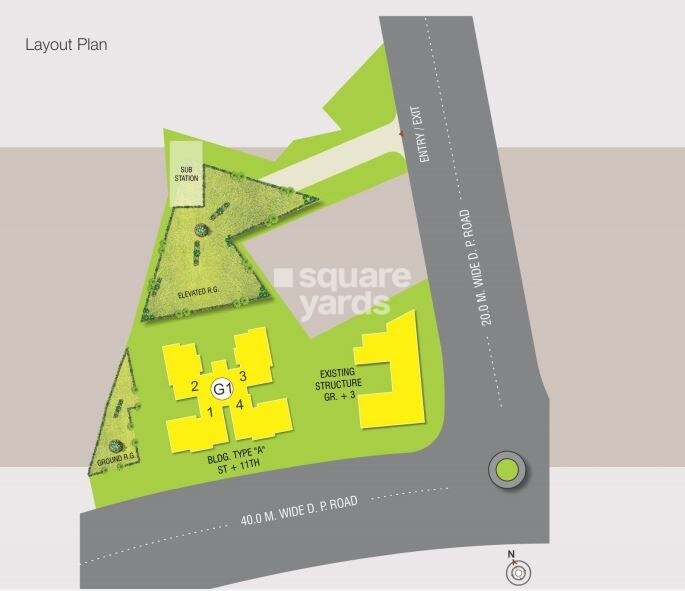 Raunak Glory Master Plan Image