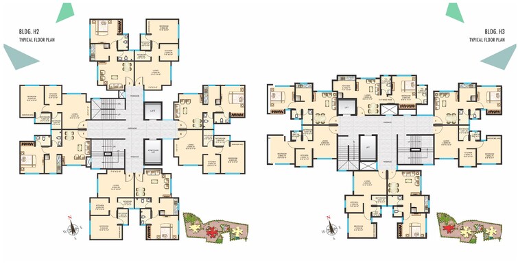 Raunak Heights Floor Plans