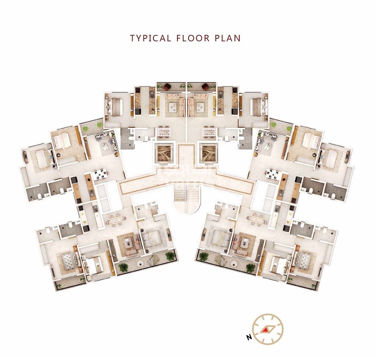 Raunak Imperial Floor Plans