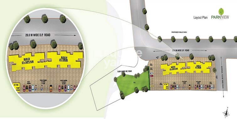 Raunak Park View Master Plan Image