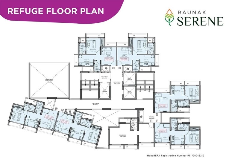Raunak Serene Floor Plans
