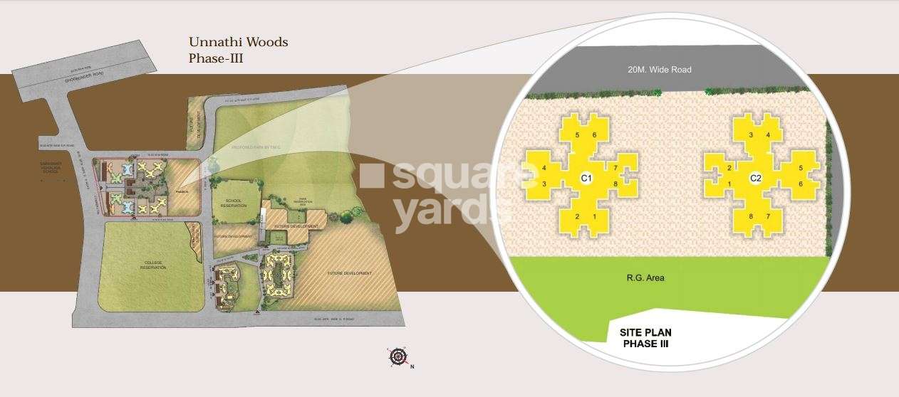 raunak unnathi woods phase 3 project master plan image1