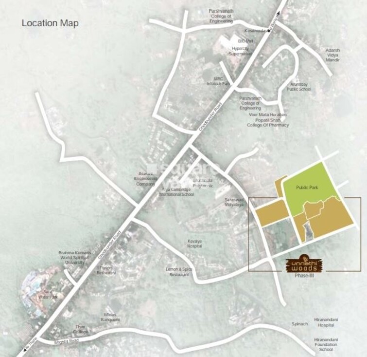 Raunak Unnathi Woods Phase 4 And 5 Location Image