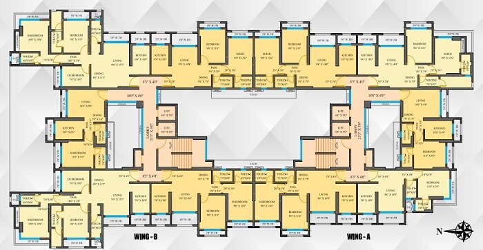 ravi group gaurav saffron project floor plans1 5131