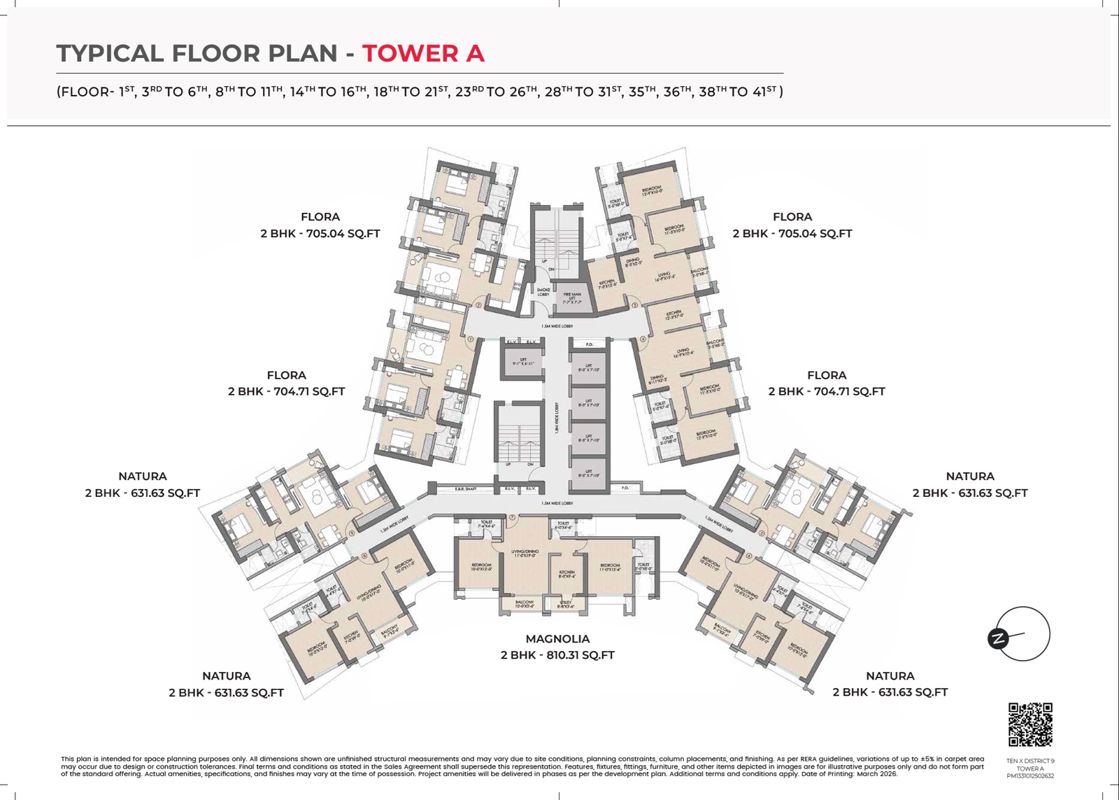 Raymond Ten X District 9 Floor Plans 1
