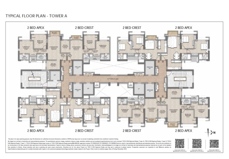 Raymond Ten X Era Floor Plans