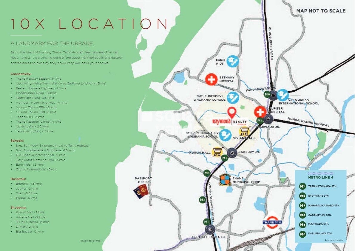 Raymond Ten X Habitat Location Image