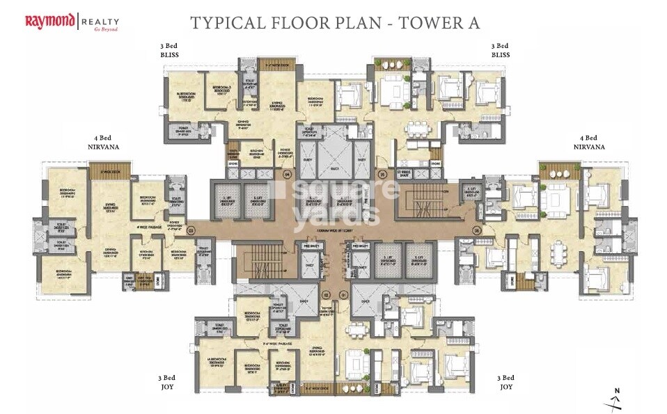 Raymond The Address Floor Plans 1