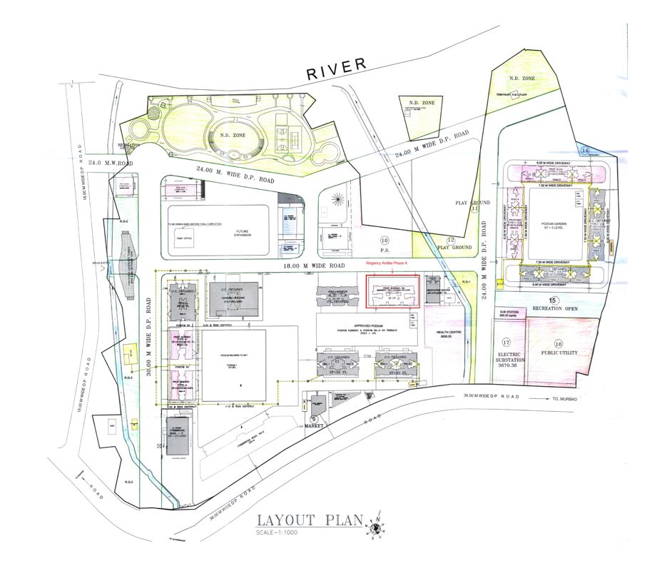 Regency Antilia Master Plan Image