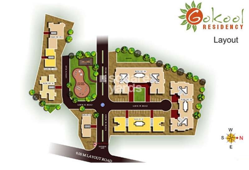 rely gokool residency project master plan image1