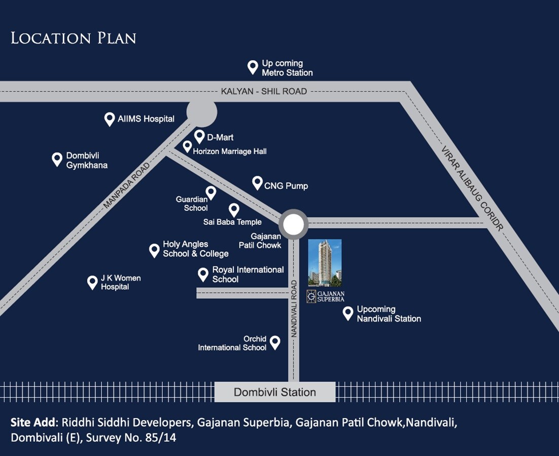 Riddhi Siddhi Gajanan Superbia Location Image