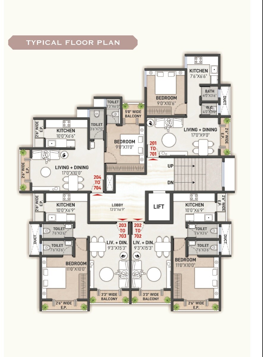 Riddhi Siddhi Rajyog Floor Plans