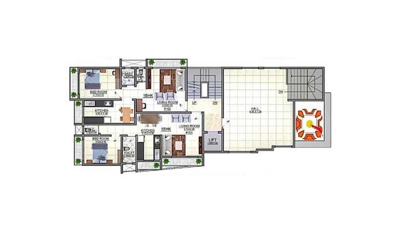 RK Shree Gajanan Heights Floor Plans