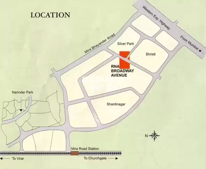 RNA Broadway Avenue Location Image