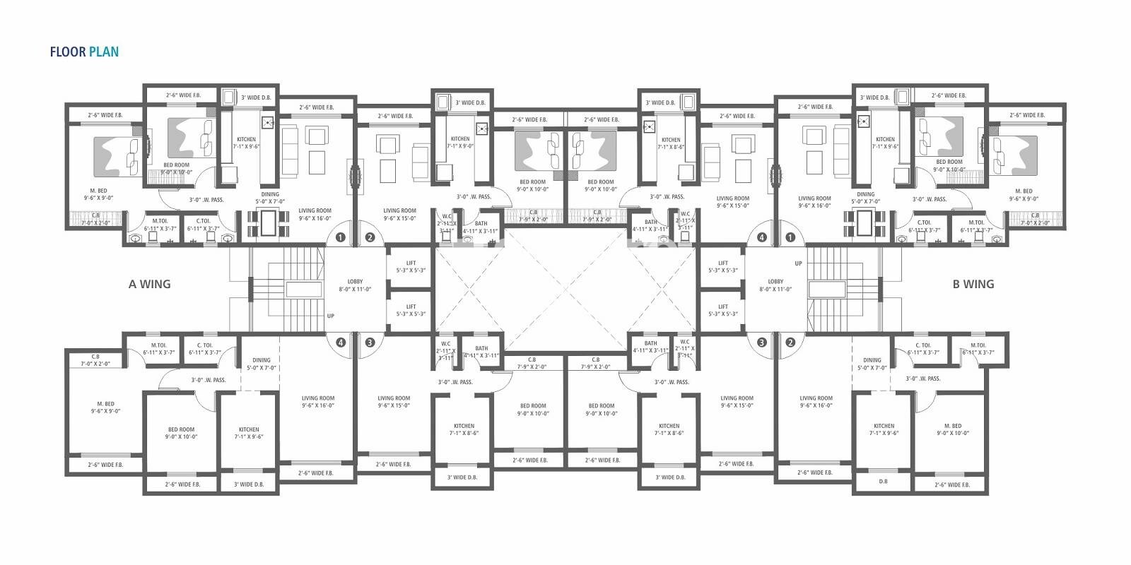 RNA NG Vibrancy Floor Plans
