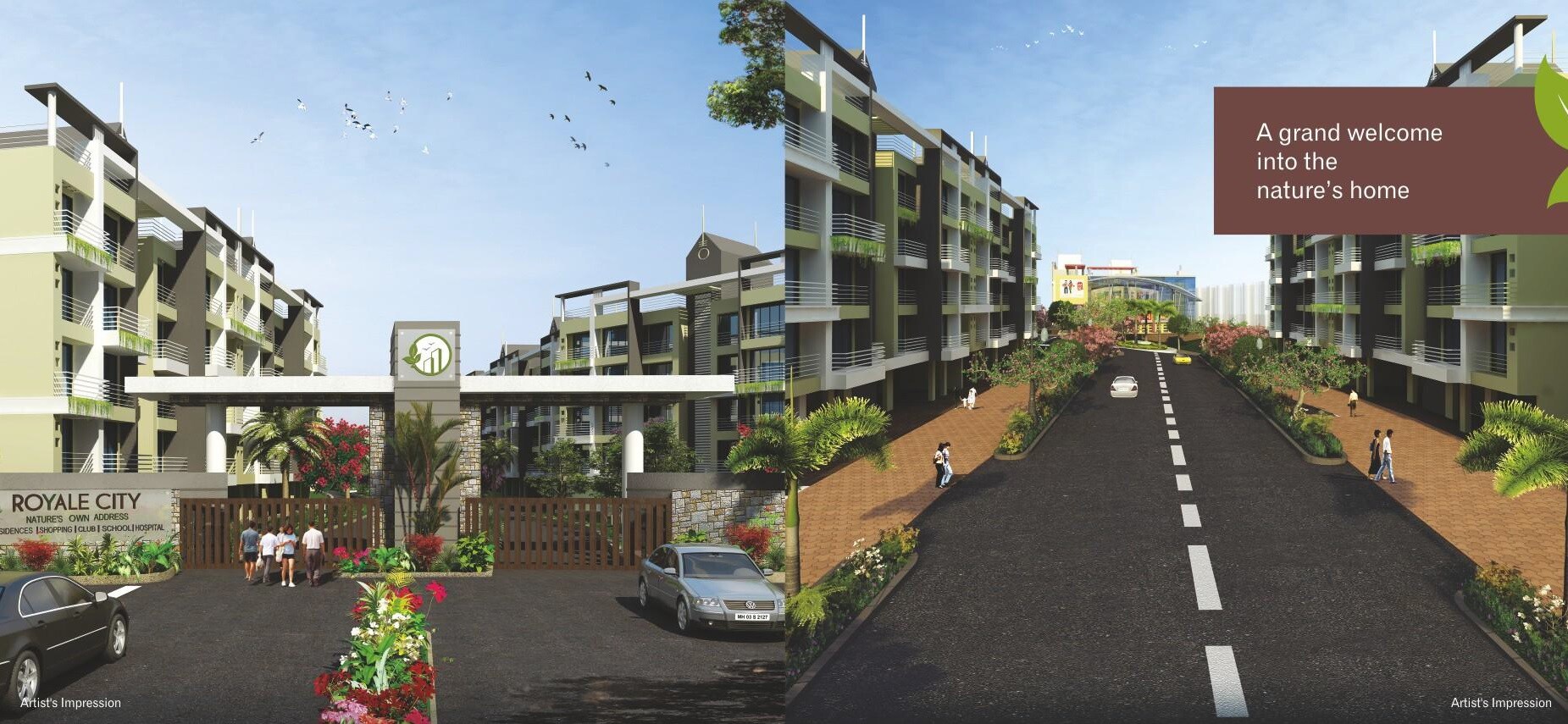 Royale City Asangaon Entrance View