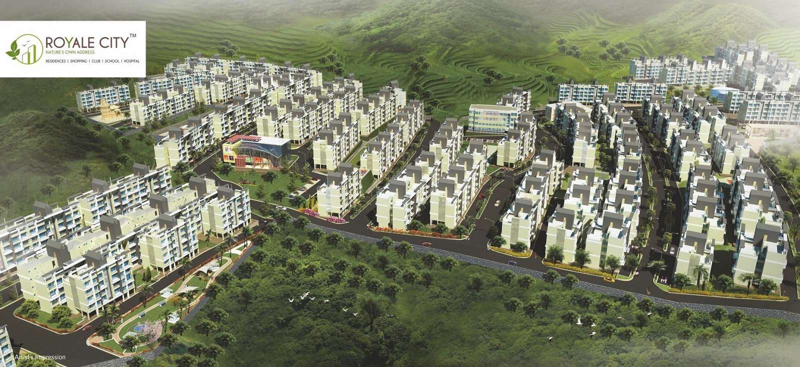 royale city asangaon project tower view1 2020