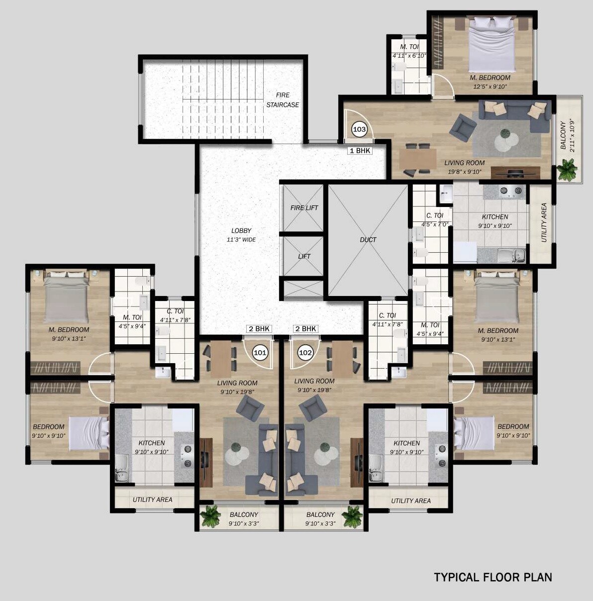 Rudrik Visava Floor Plans