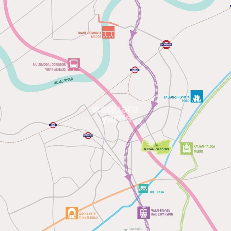 Runwal Gardens Phase 2 Location Image